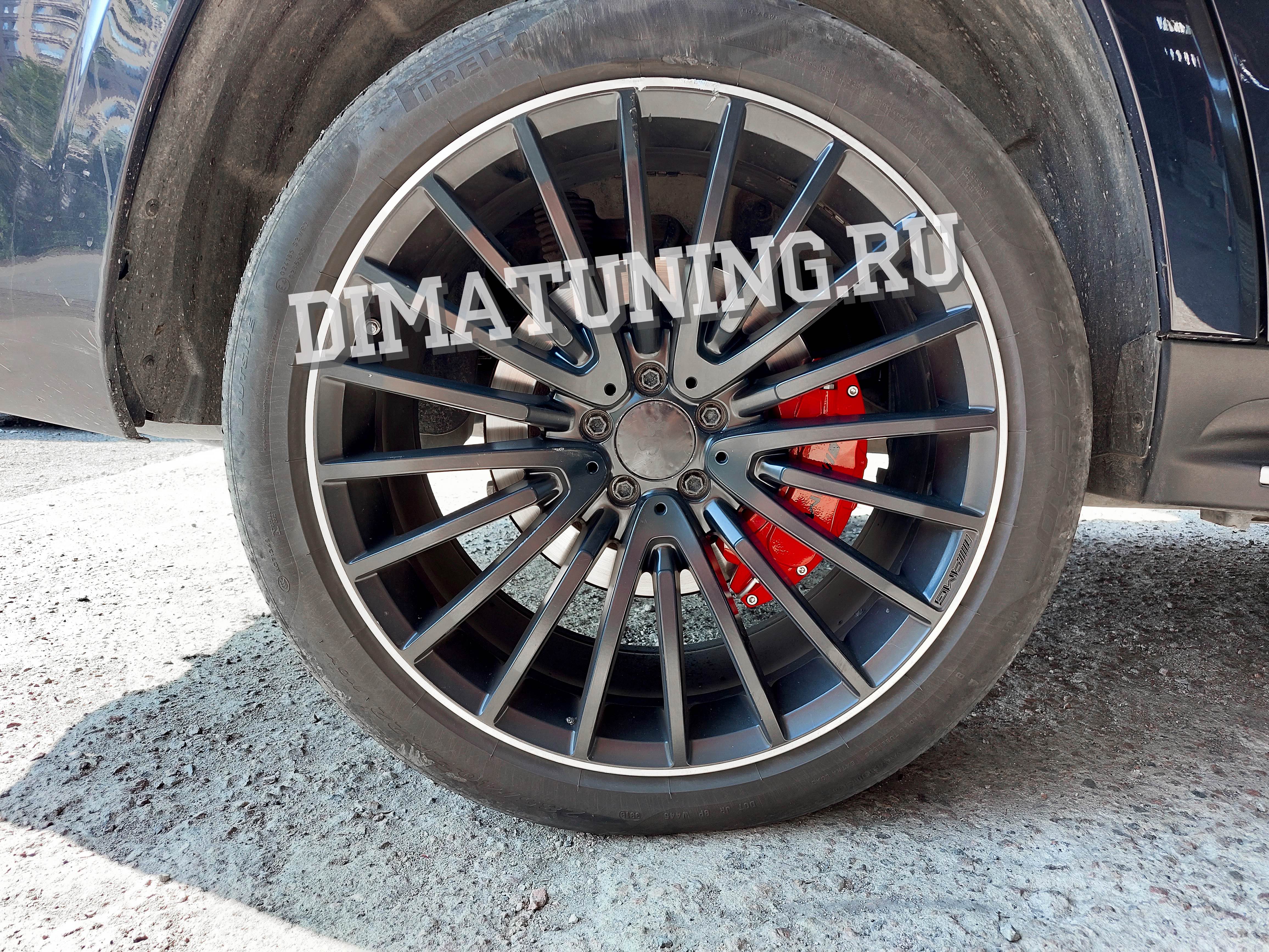 Накладки на суппорта Мерседес-Бенц GL GLE ML. Mercedes AMG, Brabus, Brembo. Купить СПб.