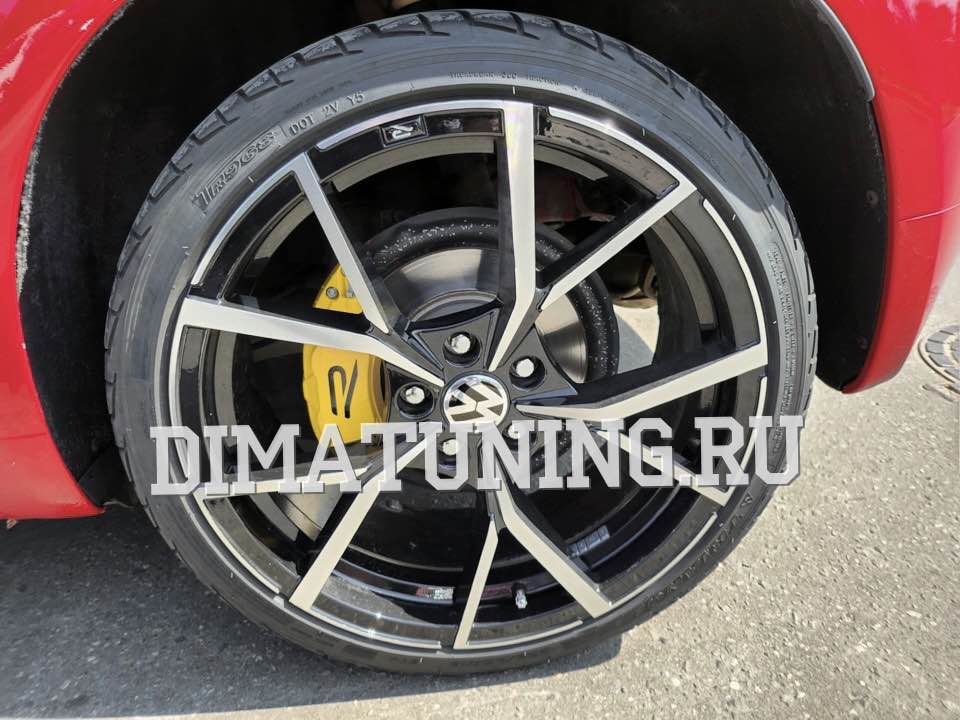 Декоративные накладки на суппорта тормозные суппорта для Volkswagen Scirocco. R-Line в стиле Brembo. Заказать