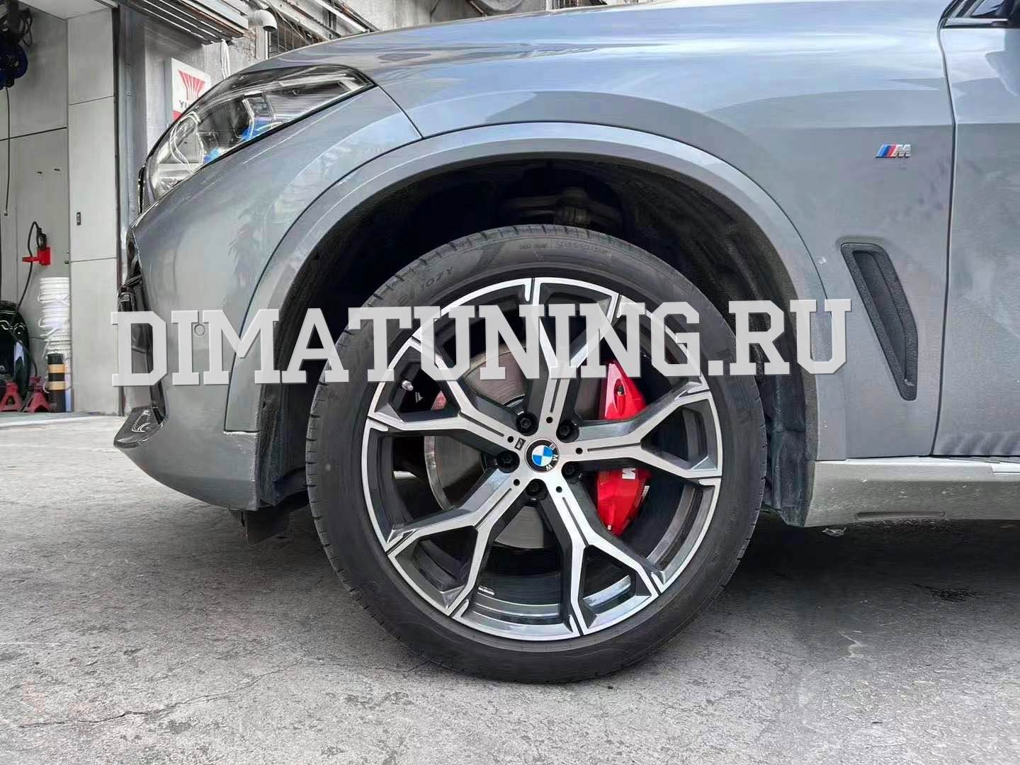 Накладки на суппорта из алюминия для BMW X5 G05.